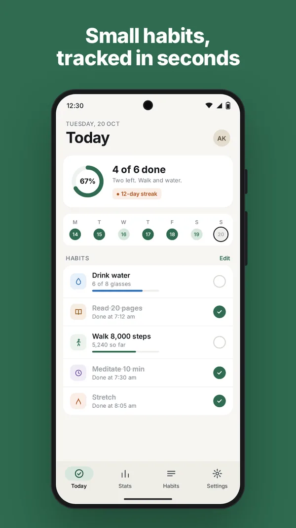 Google Play screenshot made from the same raw capture, on a dark green background